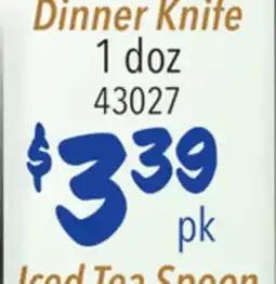 Restaurant Depot Dinner Knife offer