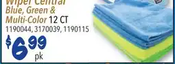 Restaurant Depot Wiper Central Blue, Green & Multi-Color 12 CT offer