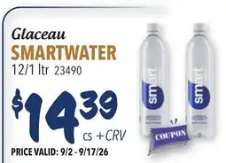 Restaurant Depot Glaceau SMARTWATER offer