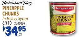 Restaurant Depot Restaurant King PINEAPPLE CHUNKS In Heavy Syrup offer