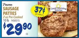 Restaurant Depot Frozen SAUSAGE PATTIES offer