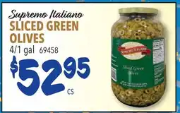 Restaurant Depot Supremo Italiano SLICED GREEN OLIVES offer