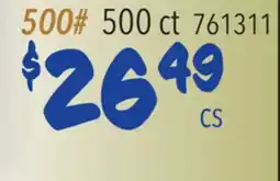 Restaurant Depot 500# 500 ct 761311 offer