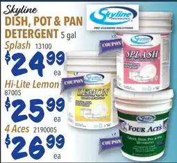 Restaurant Depot Skyline DISH, POT & PAN DETERGENT offer