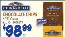 Restaurant Depot GHIRARDELLI CHOCOLATE CHIPS offer
