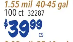 Restaurant Depot 1.55 mil 40-45 gal offer
