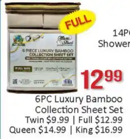 General Discount 6PC Luxury Bamboo Collection Sheet Set offer