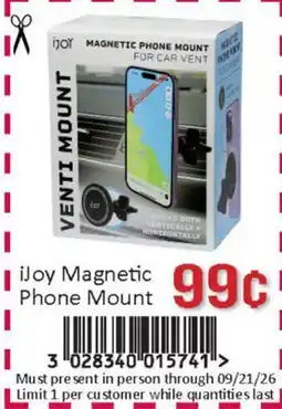 General Discount iJoy Magnetic Phone Mount offer