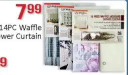 General Discount 14PC Waffle Shower Curtain offer