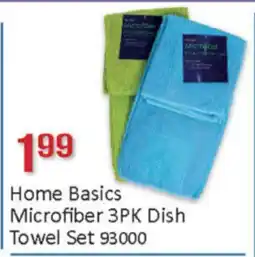 General Discount Home Basics Microfiber 3PK Dish Towel Set 93000 offer
