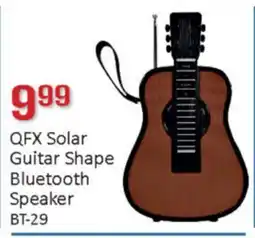 General Discount QFX Solar Guitar Shape Bluetooth Speaker BT-29 offer