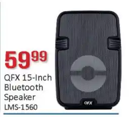 General Discount QFX 15-Inch Bluetooth Speaker offer