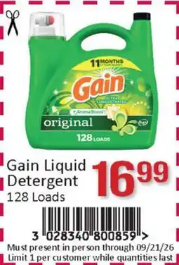 General Discount Gain Liquid Detergent offer