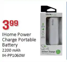 General Discount IHome Power Charge Portable Battery offer
