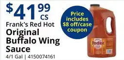 Restaurant Depot Frank's Red Hot Original Buffalo Wing Sauce offer