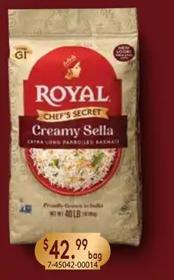 Restaurant Depot ROYAL CHEF'S SECRET Creamy Sella offer