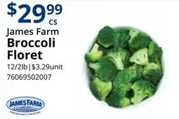 Restaurant Depot James Farm Broccoli Floret offer