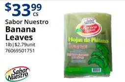 Restaurant Depot Sabor Nuestro Banana Leaves offer