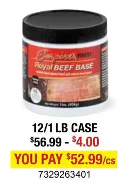 Restaurant Depot ROYAL BEEF BASE offer