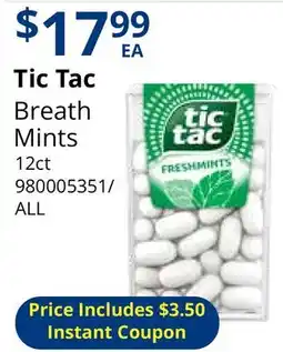 Restaurant Depot Tic Tac Breath Mints offer