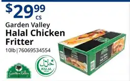 Restaurant Depot Garden Valley Halal Chicken Fritter offer