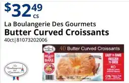 Restaurant Depot La Boulangerie Des Gourmets Butter Curved Croissants offer