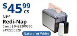 Restaurant Depot NPS Redi-Nap offer