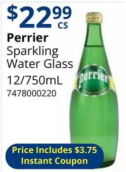 Restaurant Depot Perrier Sparkling Water Glass offer