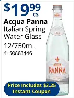 Restaurant Depot Acqua Panna Italian Spring Water Glass offer
