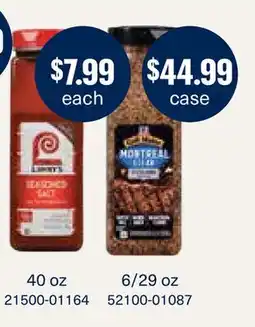 Restaurant Depot SHERRY'S SEASONED SALT, MONTREAL STYLE offer
