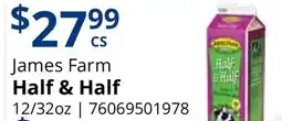 Restaurant Depot James Farm Half & Half offer