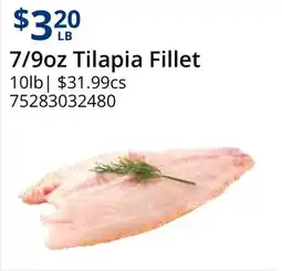 Restaurant Depot 7/9oz Tilapia Fillet offer