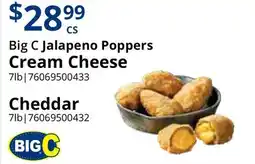 Restaurant Depot Big C Jalapeno Poppers Cream Cheese offer
