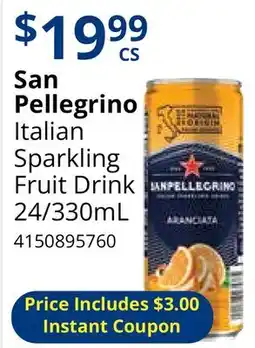 Restaurant Depot San Pellegrino Italian Sparkling Fruit Drink offer