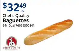 Restaurant Depot Chef's Quality Baguettes offer