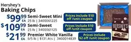 Restaurant Depot Hershey's Baking Chips offer