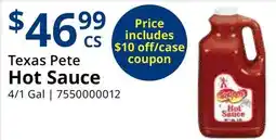 Restaurant Depot Texas Pete Hot Sauce offer