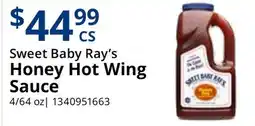 Restaurant Depot Sweet Baby Ray's Honey Hot Wing Sauce offer