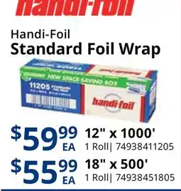 Restaurant Depot Handi-Foil Standard Foil Wrap offer