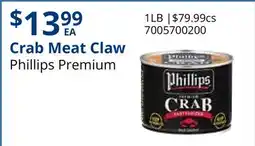 Restaurant Depot Crab Meat Claw offer