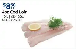 Restaurant Depot 4oz Cod Loin offer
