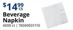 Restaurant Depot Beverage Napkin offer