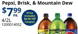 Restaurant Depot Pepsi, Brisk, & Mountain Dew offer