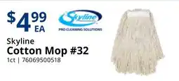 Restaurant Depot Skyline Cotton Mop #32 offer