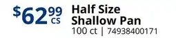 Restaurant Depot Half Size Shallow Pan offer