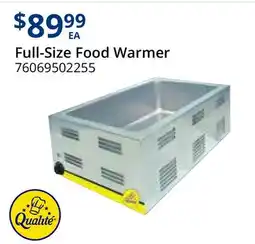 Restaurant Depot Full-Size Food Warmer offer