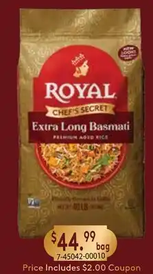 Restaurant Depot ROYAL CHEF'S SECRET Extra Long Basmati offer