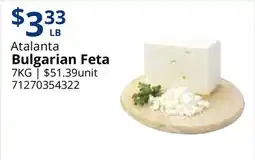 Restaurant Depot Atalanta Bulgarian Feta offer