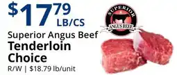 Restaurant Depot Superior Angus Beef Tenderloin Choice offer