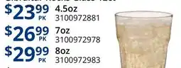 Restaurant Depot Beverage Glass 12pc offer